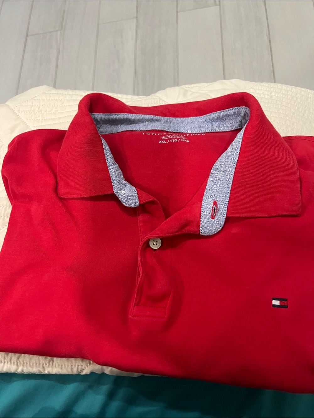 Tommy Hilfiger Men’s Red Polo Shirt